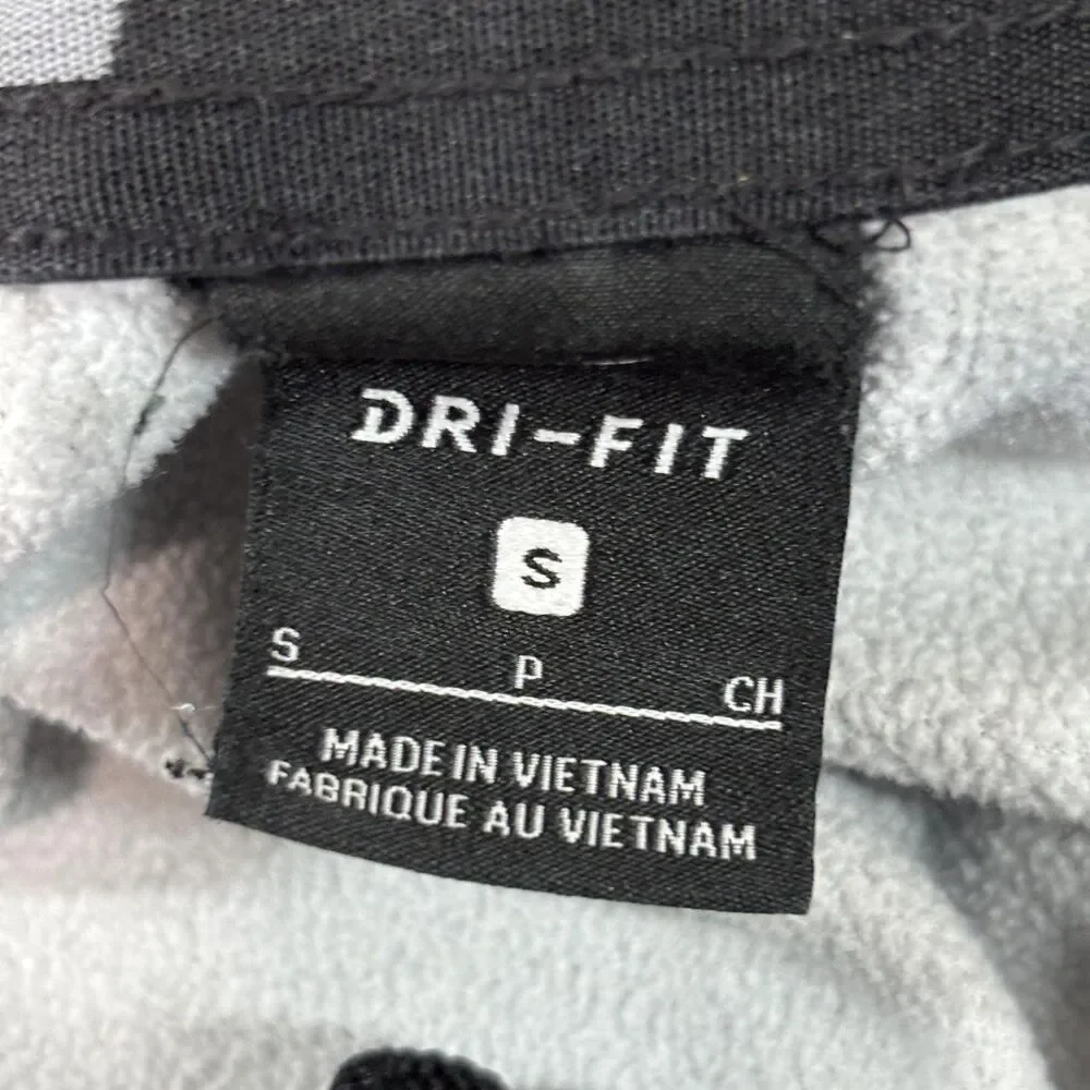 Nike Sweatpants Men's Small Gray Dri-FIT Fleece Pockets Drawstring Pants